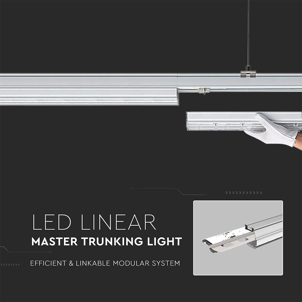 VT-4551D 50W LED LINEAR MASTER TRUNKING 4000K 90'D LENS (160LM/W)-DIMMABLE