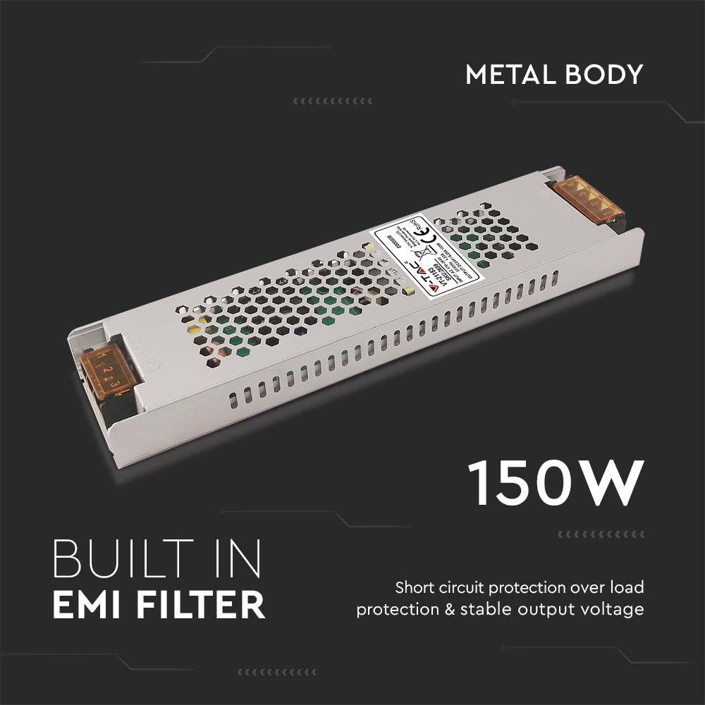 VT-21153 150W LED SLIM POWER SUPPLY 24V 6.25A IP20