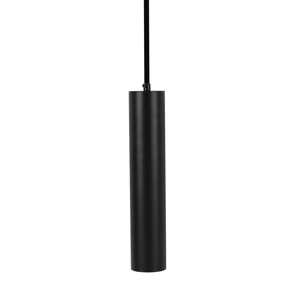 VT-976 1xGU10 HANGING PENDANT BLACK D:60x300MM