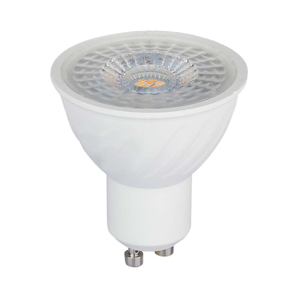 6W GU10 Żarówka LED, Chip SAMSUNG, Barwa:6500K, Kąt 110', Ściemniana, Trzonek:GU10, VTAC, SKU 21200