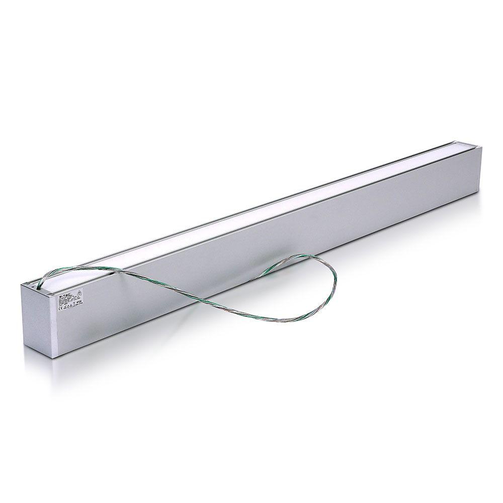 VT-7-60 60W LED LINEAR (UP-DOWN) SUSPENSION LIGHT SAMSUNG CHIP 4000K-SILVER BODY