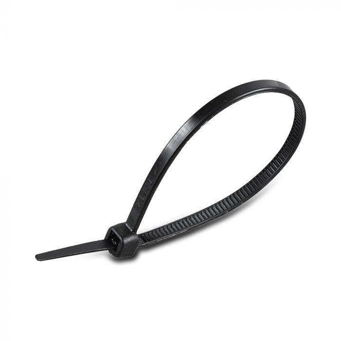 CABLE TIE 4.5*150mm BLACK (FLAMABILITY MATERIAL RATING - UL94-V2) 100PCS/PACK