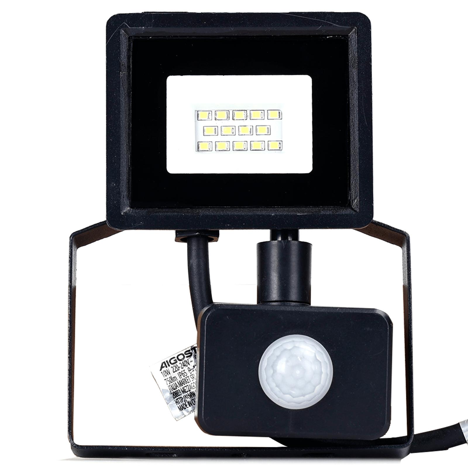 LED sensor floodlight 10W 4000K