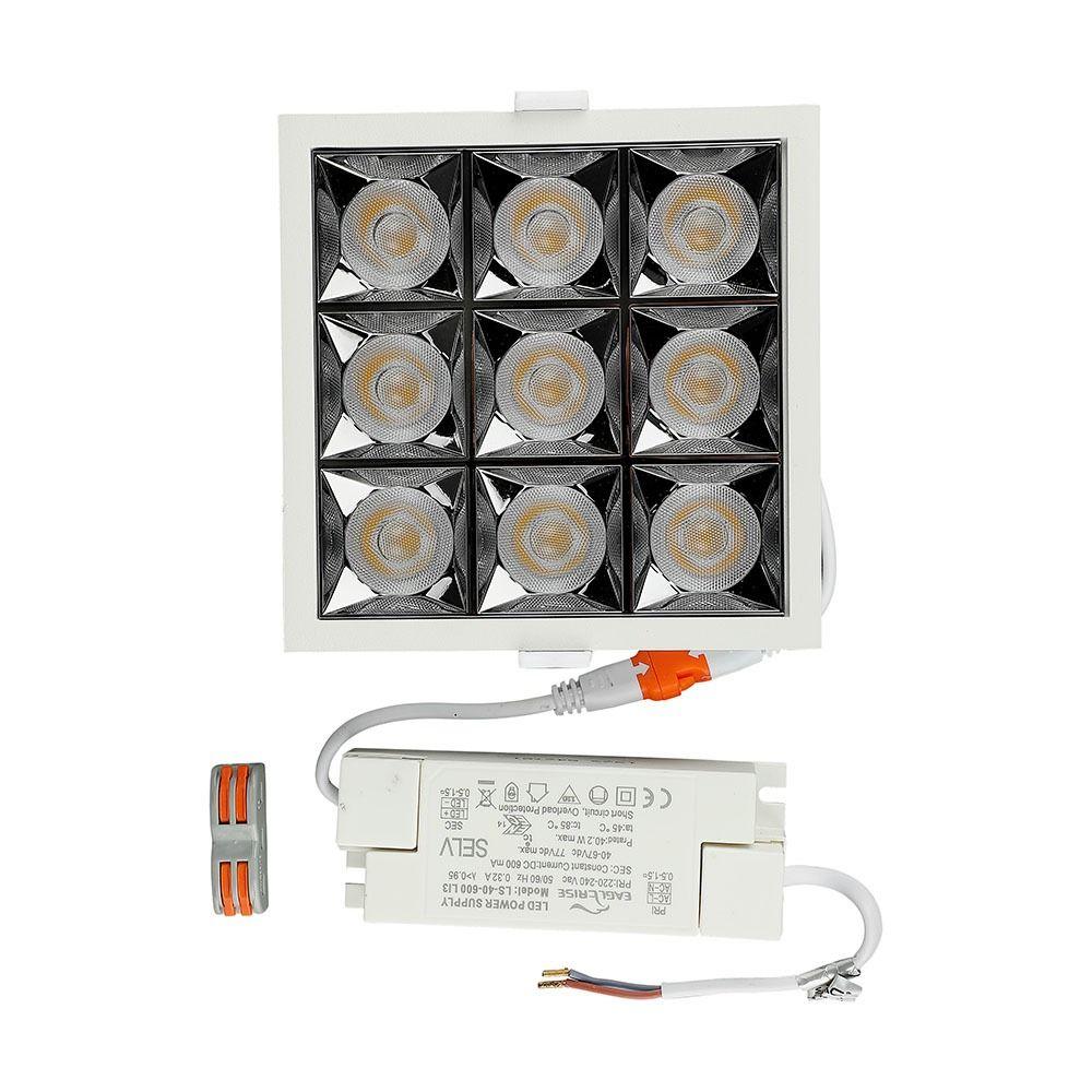 VT-2-36 36W LED REFLECTOR SMD DOWNLIGHT SAMSUNG CHIP 2700K 38'D