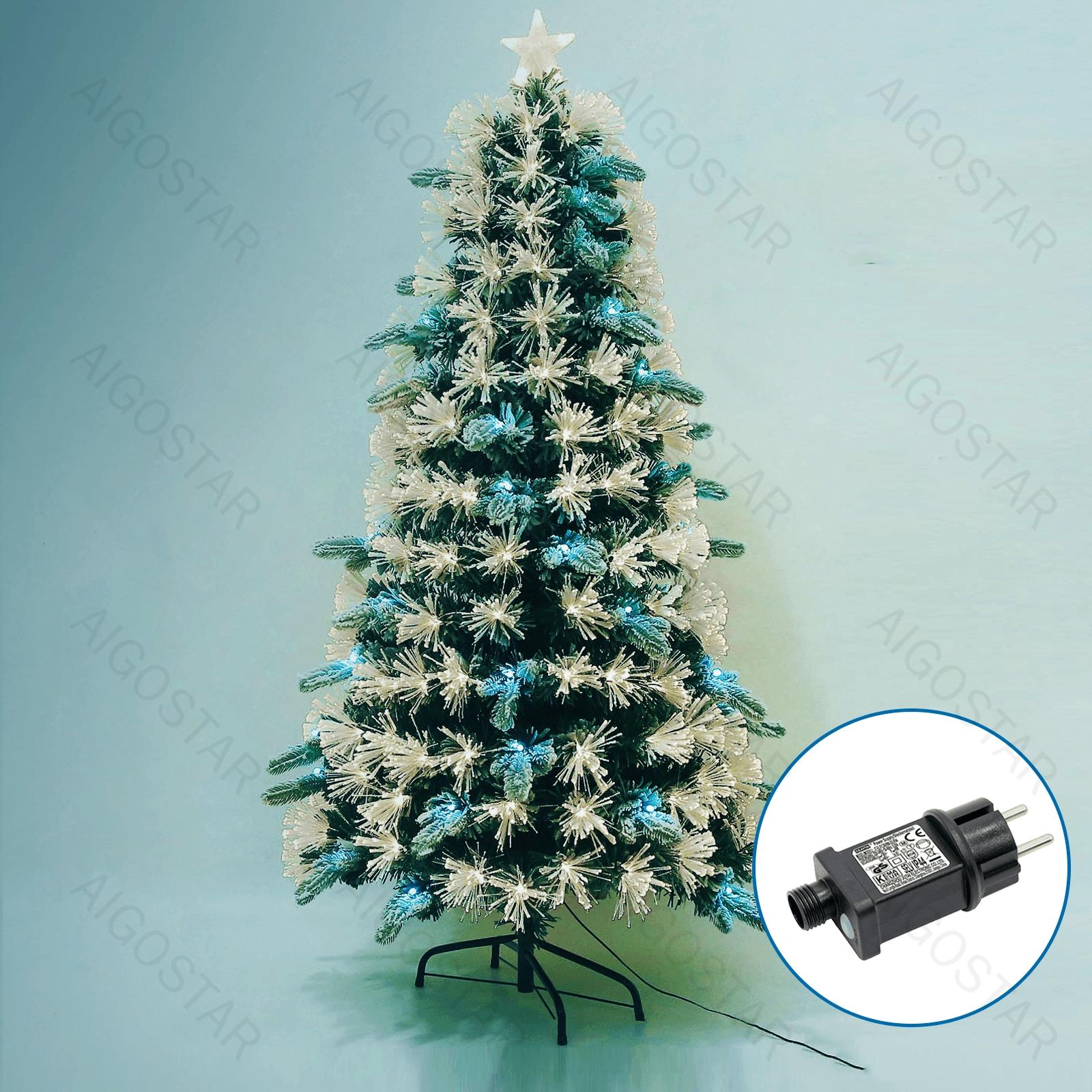 Low-voltage velvet tree, H210cm, cool white