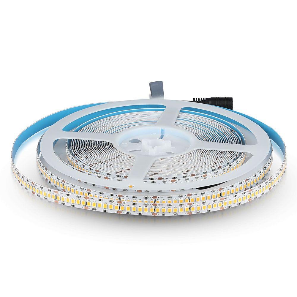 VT-10-240 18W/M LED STRIP LIGHT SAMSUNG CHIP 3000K IP20 24V(10M/ROLL PRICE PER M)