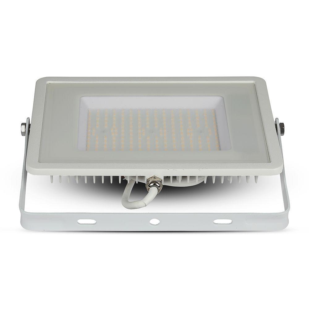 100W Naświetlacz LED SMD, Chip SAMSUNG, Barwa:4000K, Obudowa: Biała , Wydajność: 115lm/w, VTAC, SKU 21768