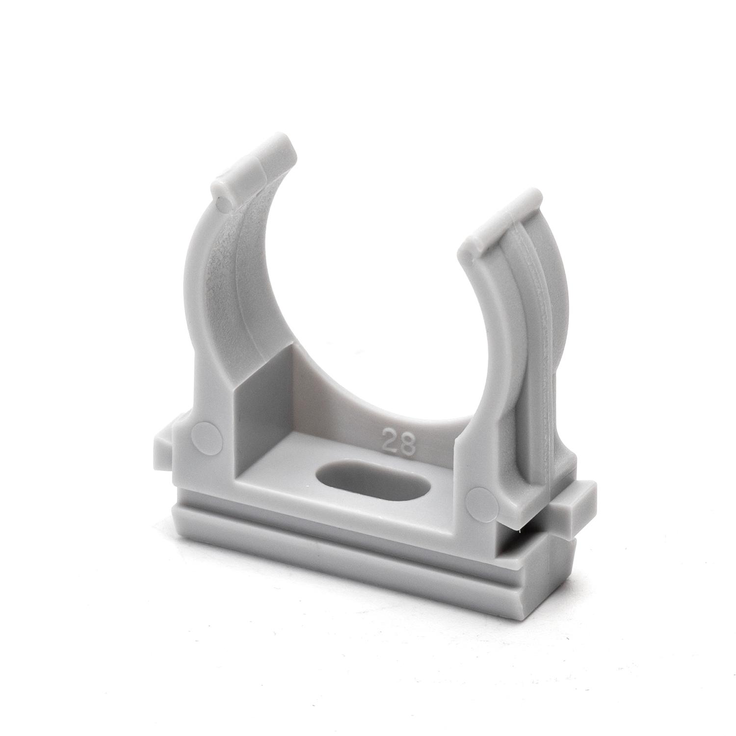 U-shaped PVC pipe clamp, Φ 25mm