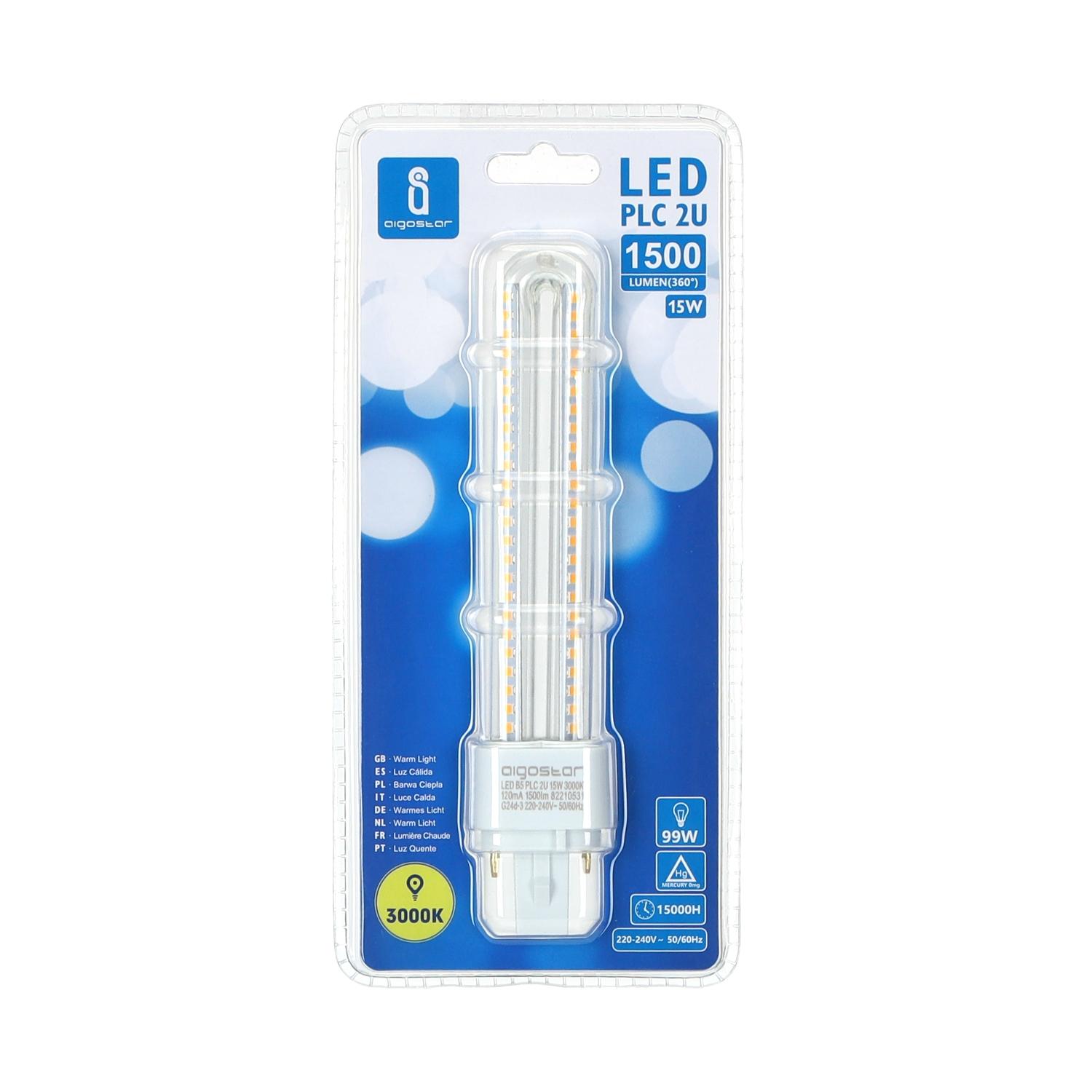 LED G24d-3 15W Double tubes