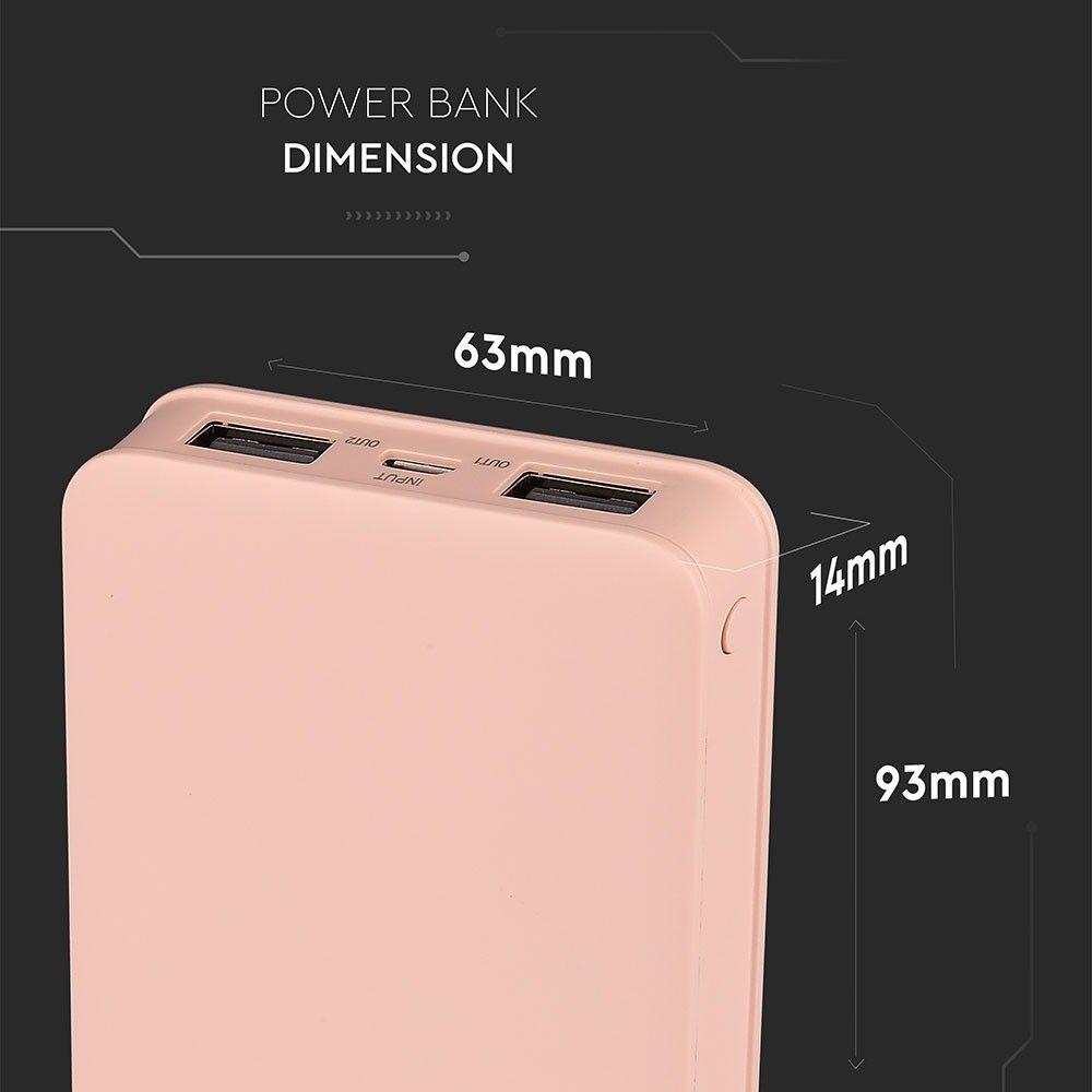 VT-3503 5000mah POWER BANK-PINK