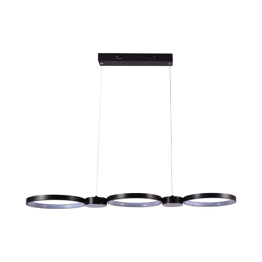 VT-7820 38W LED HANGING LAMP 95x100CM 3000K PURE BLACK BODY