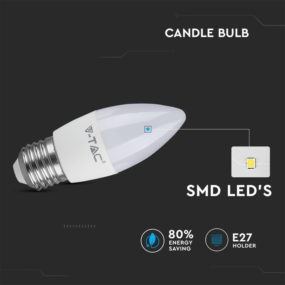 VT-1821 5.5W LED CANDLE BULB 4000K E27