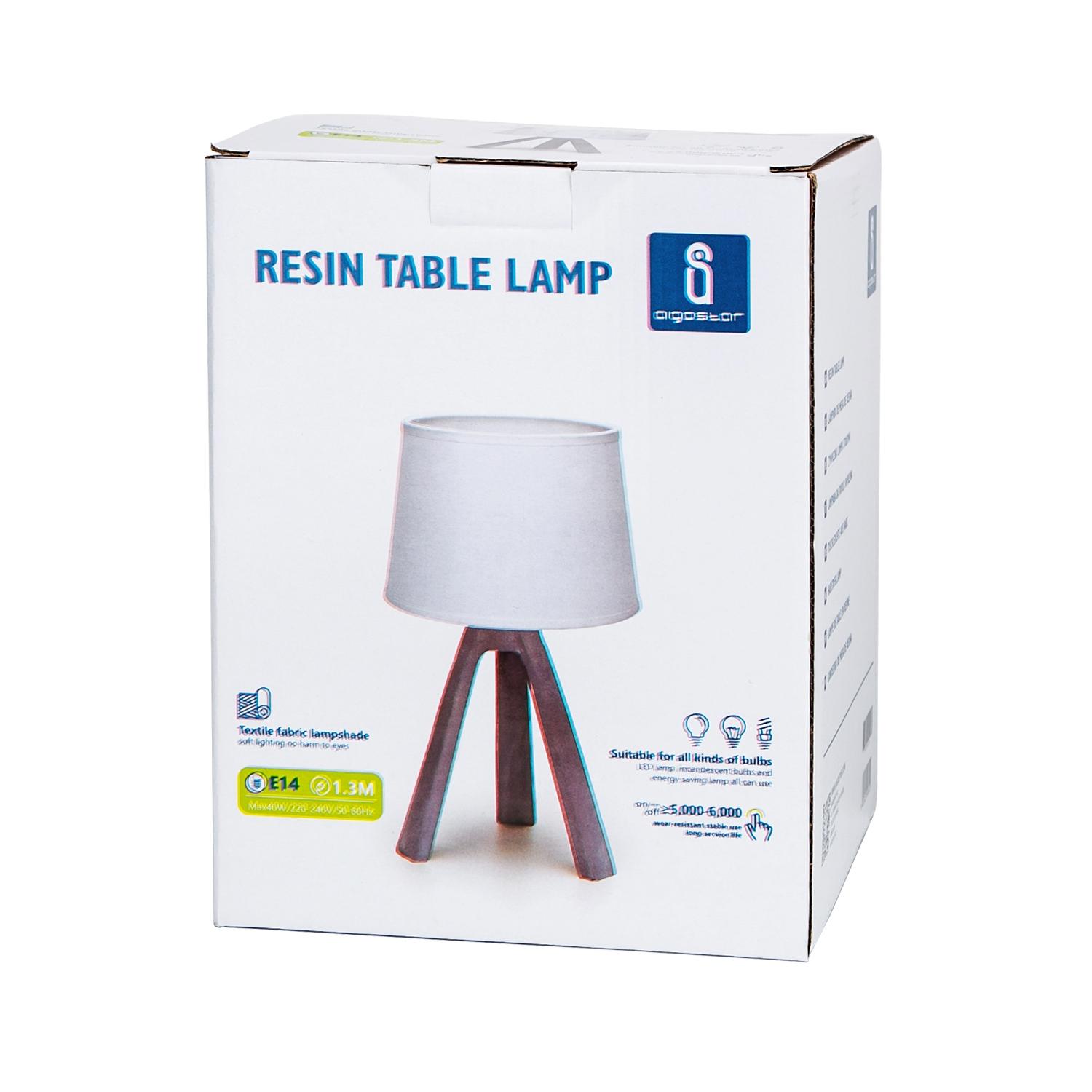 Resin Table Lamp (Without Light Source) E14