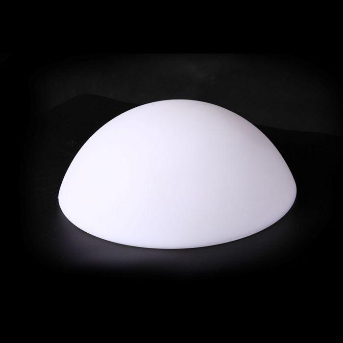 VT-7809 LED HALF-ROUND BALL WITH RGB D:50X26CM