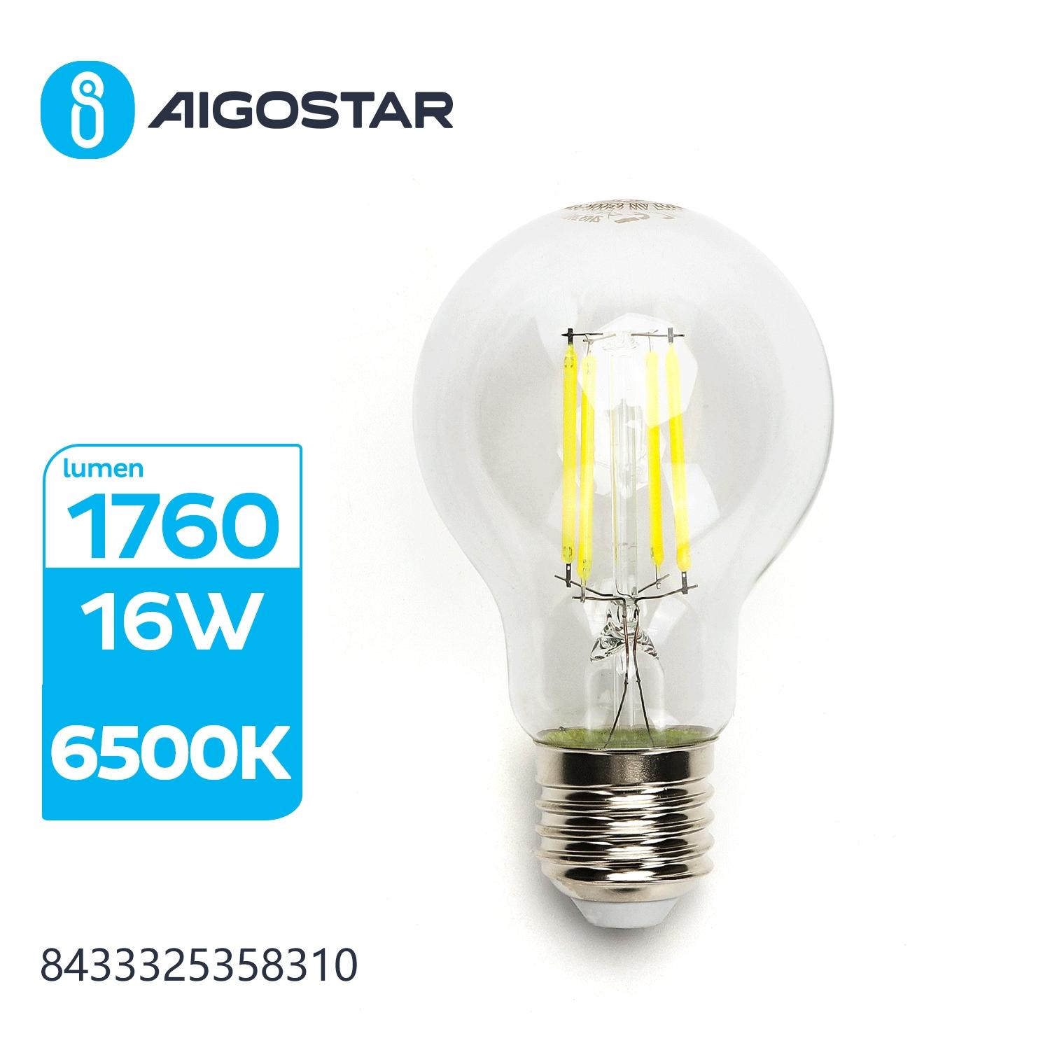 LED Filament Bulb (Clear) A60 E27 16W