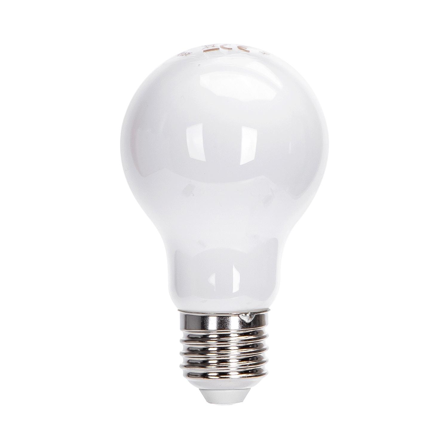 Żarówka LED Filament (Mlecznobiały) A60 E27 8W(8W,900lm,E27,2700K)