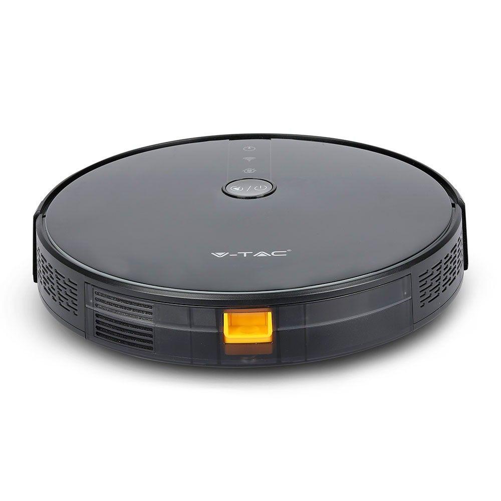 Automatyczny odkurzacz GYRO ROBOTIC VACUUM, Wtyczka EU, Kompatybilna z Amazon Alexa i Google Home, Czarny, VTAC, SKU 8650