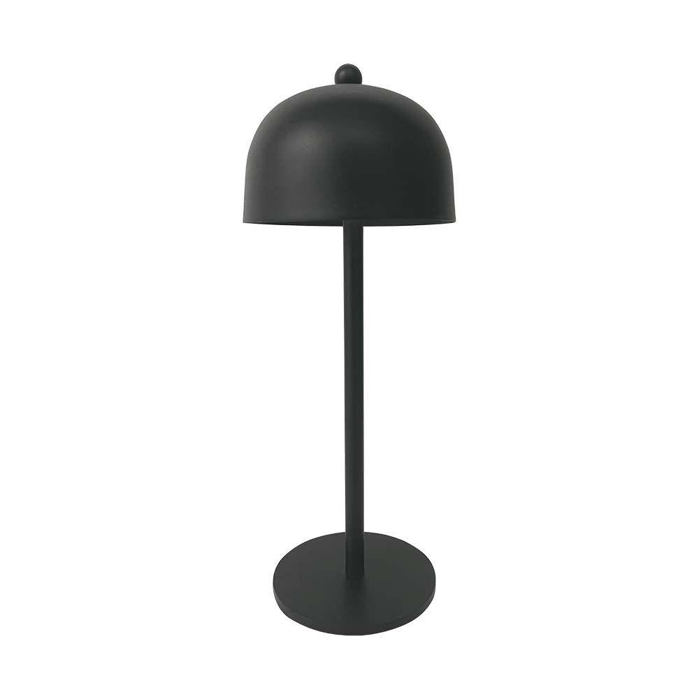 Lampka nocna LED zasilana bateryjnie, Wysokość:30cm, Bateria 1800mAh, Ściemnianie przez dotyk, Barwa:3w1, Obudowa: Czarna, VTAC, SKU 7985