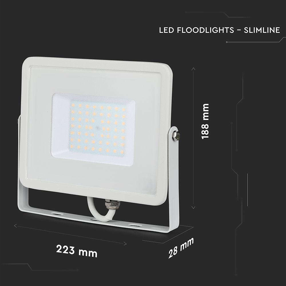 VT-50 50W SMD FLOODLIGHT SAMSUNG CHIP 6500K WHITE BODY