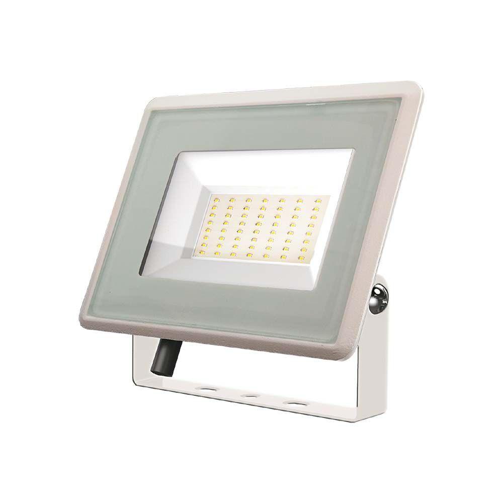 50W Naświetlacz LED, Seria: F-Class, Barwa:6400K, Obudowa: Biała, VTAC, SKU 6754