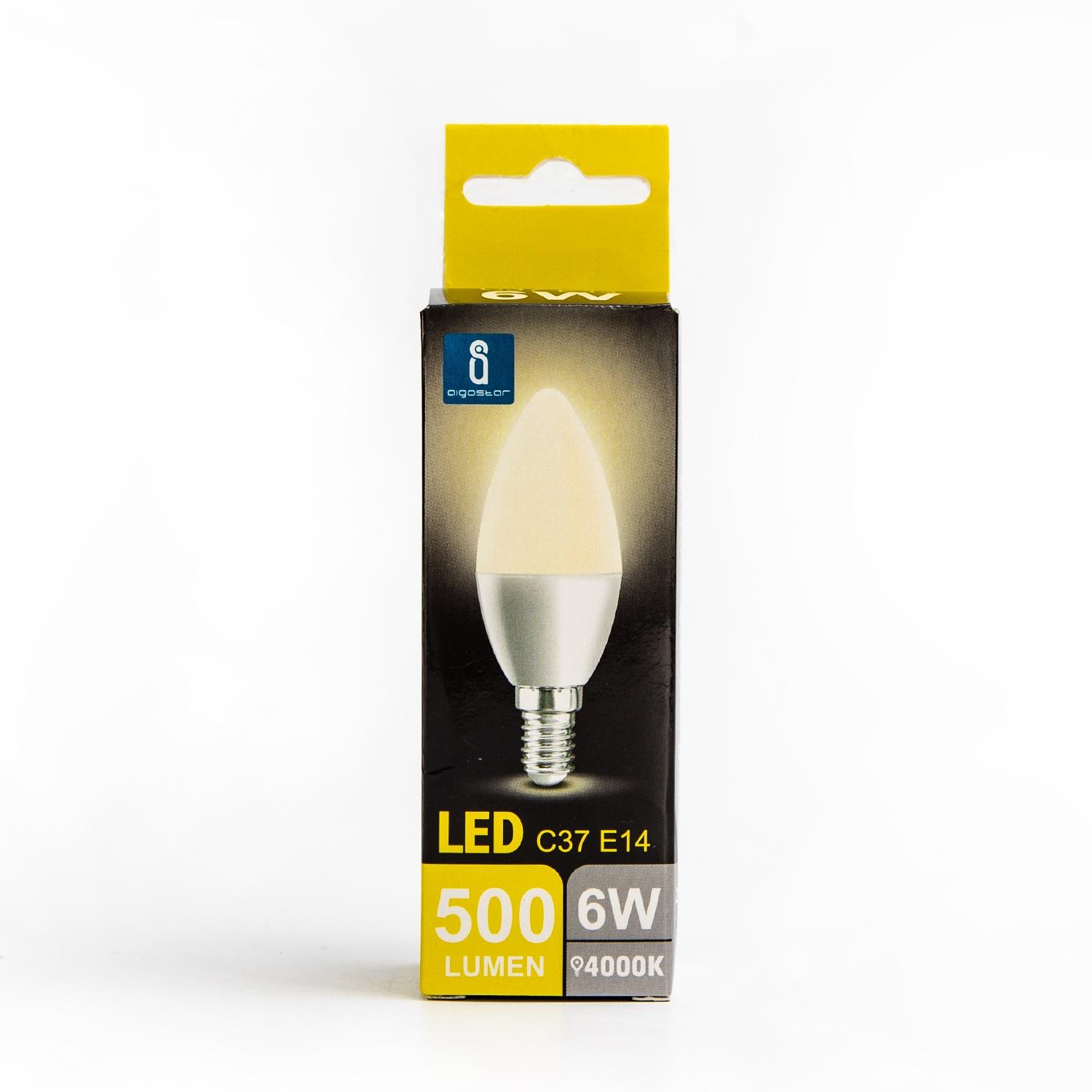 LED E14 C37 6W