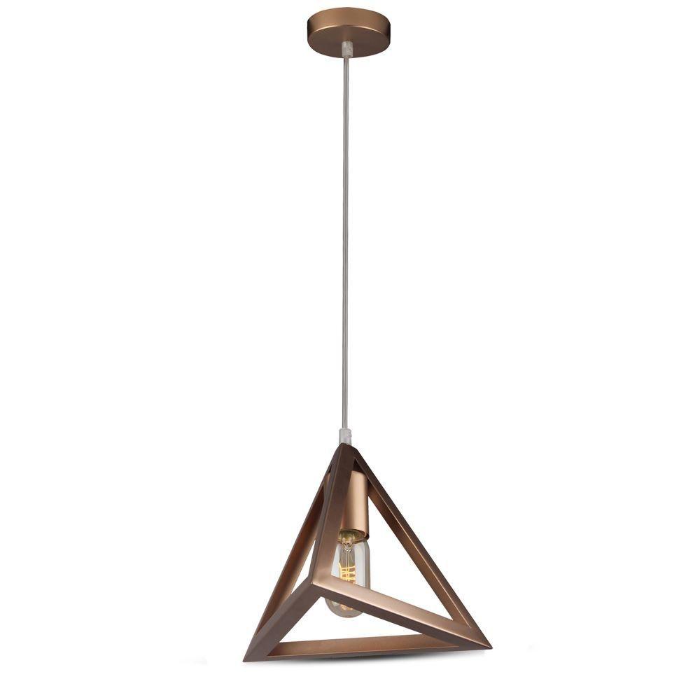 VT-7141 CHAMPAGNE GOLD PENDANT LIGHT WITH GOLD CANOPY-E27