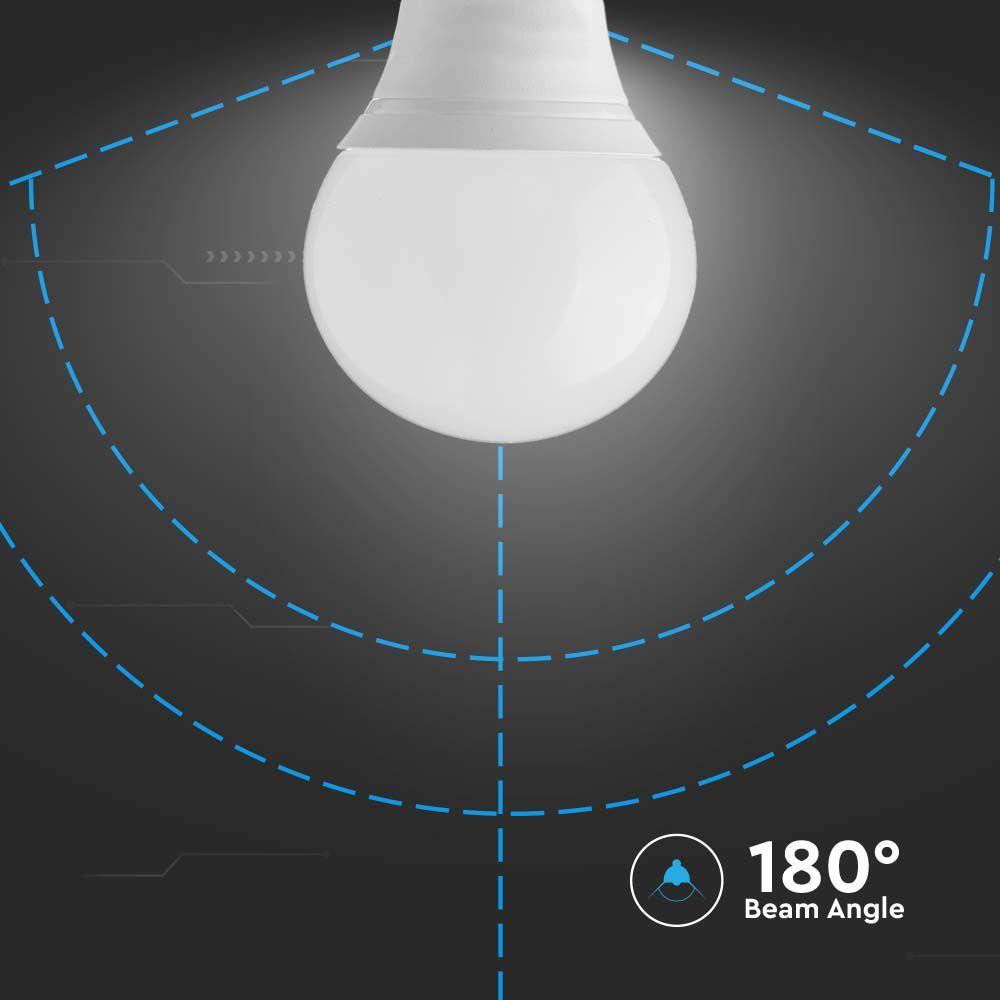 3.7W P45 Żarówka LED, Barwa:6500K, Trzonek:E14, VTAC, SKU 214124