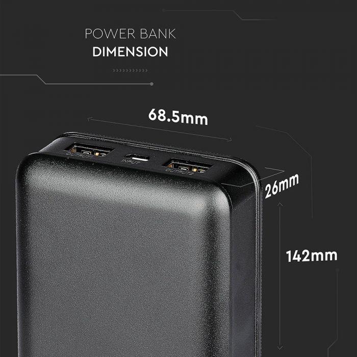 VT-3502 20000mAh POWER BANK-BLACK