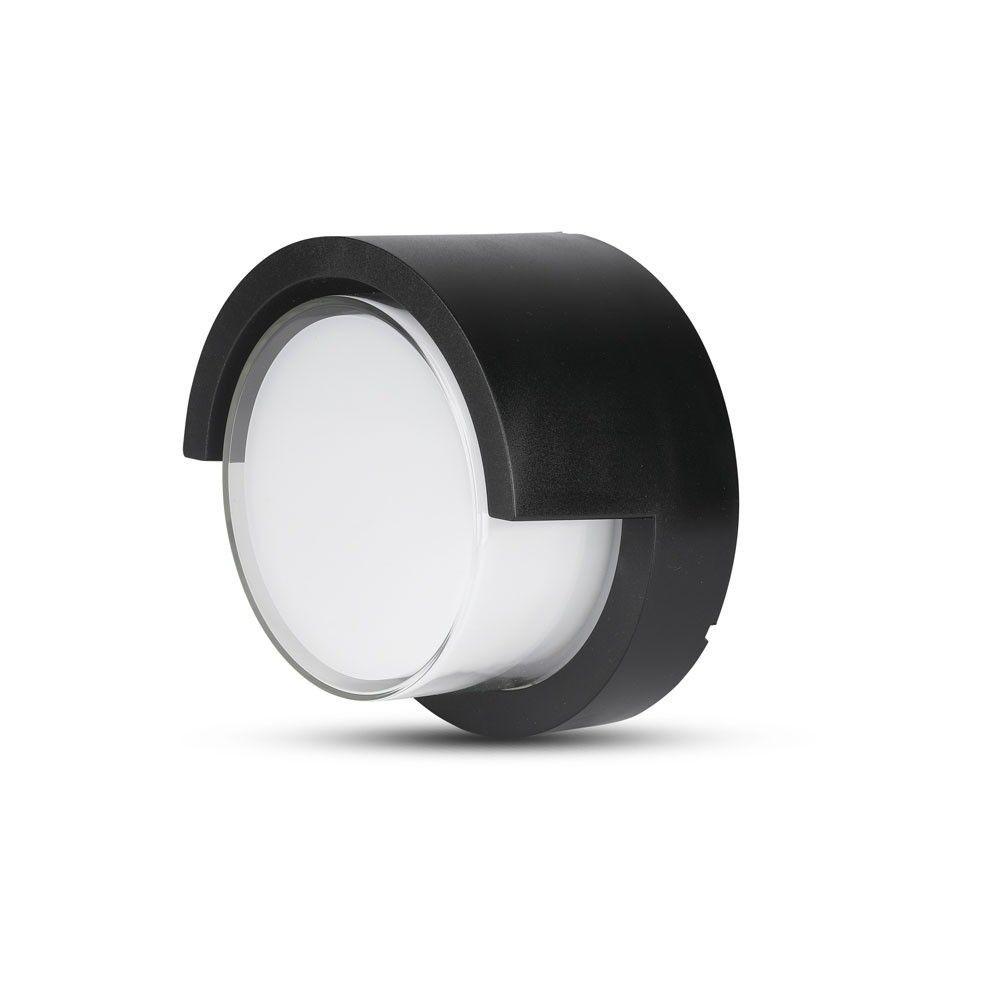 VT-827 12W LED WALL LIGHT 4000K,BLACK -ROUND