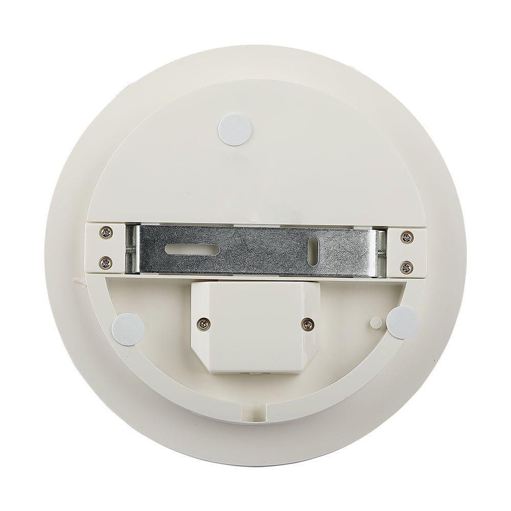 15W Plafon LED, IP44, Chip Samsung, Barwa:6500K, Klosz PC, Okrągły, VTAC, SKU 2113899