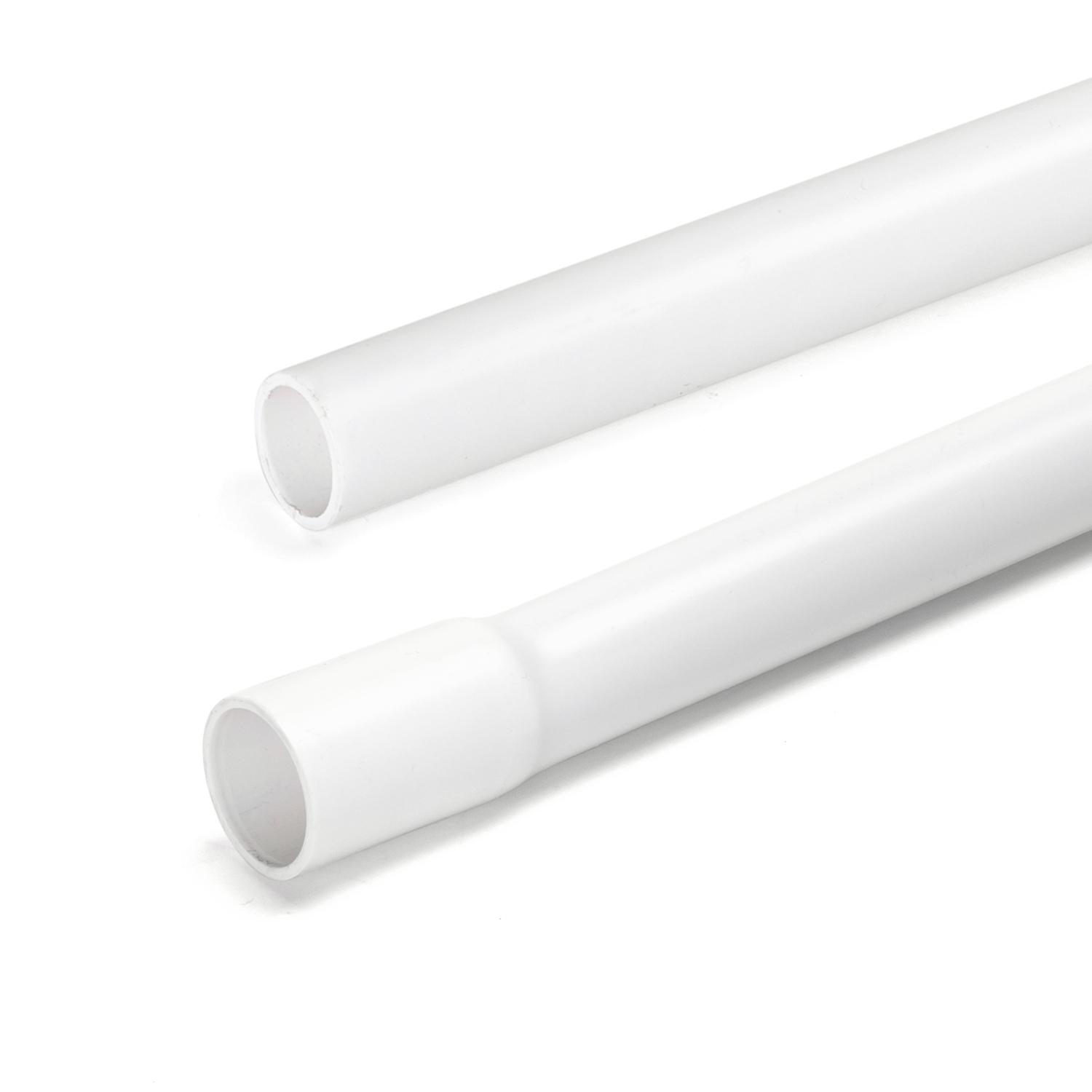 PVC round white expansion conduit 20mm