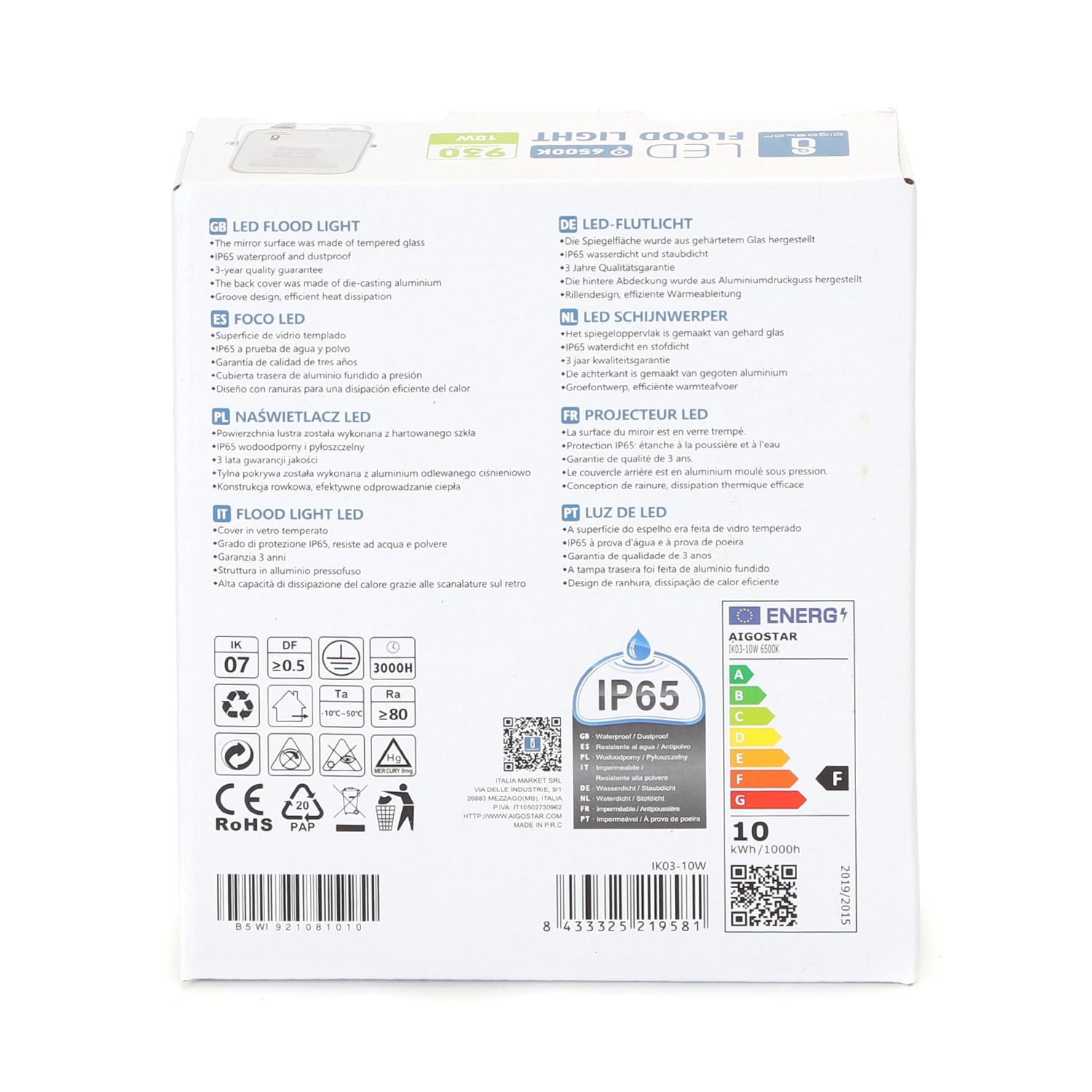 LED Floodlight White 10W