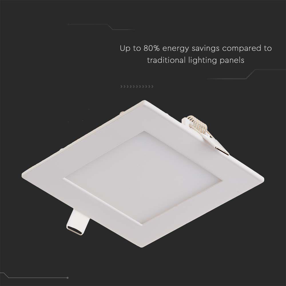 VT-307 3W LED PANEL LIGHT 4000K SQUARE