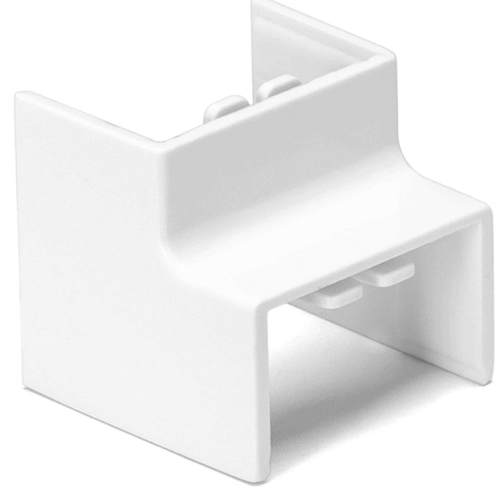 PVC Square Trunking Internal Bend White 40*25mm 4pcs