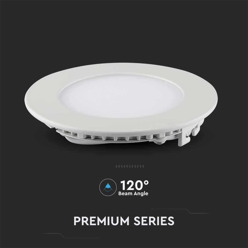 VT-1807 18W LED PREMIUM PANEL 6400K ROUND