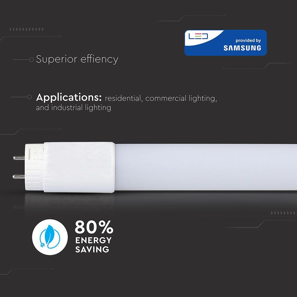 VT-062 10W T8 NANO PLASTIC TUBE-ROTATABLE(60CM) SAMSUNG CHIP 4000K (120LM/W)