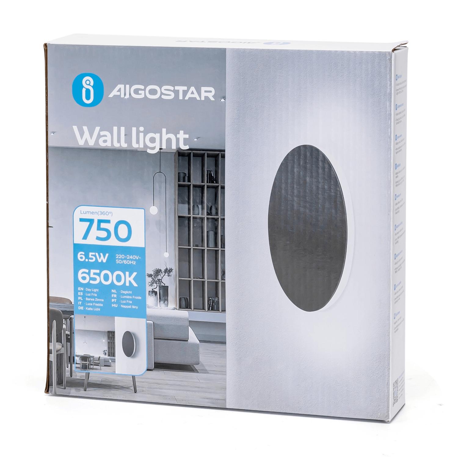 LED Metal Wall Light Black 6.5W