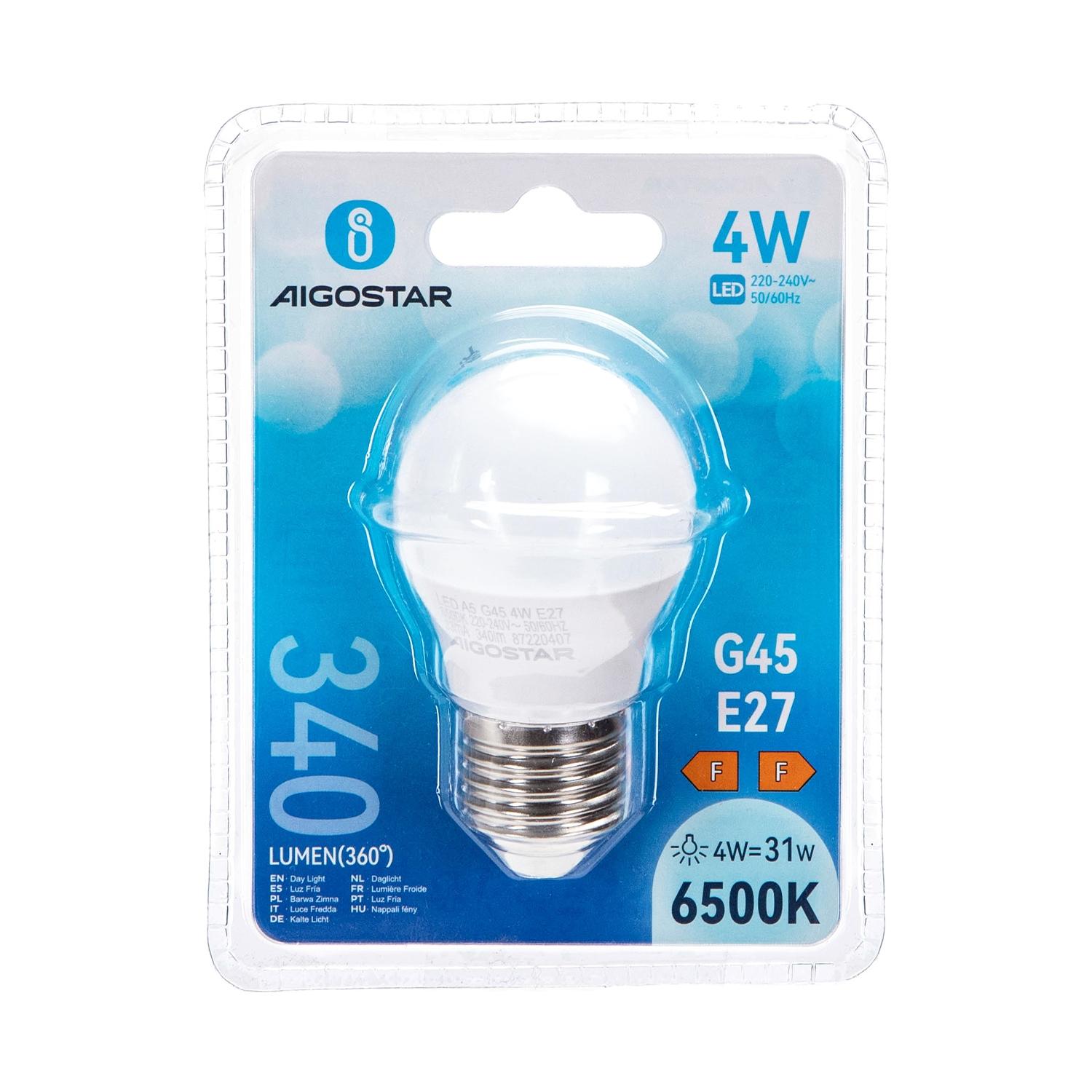 LED E27 4W G45