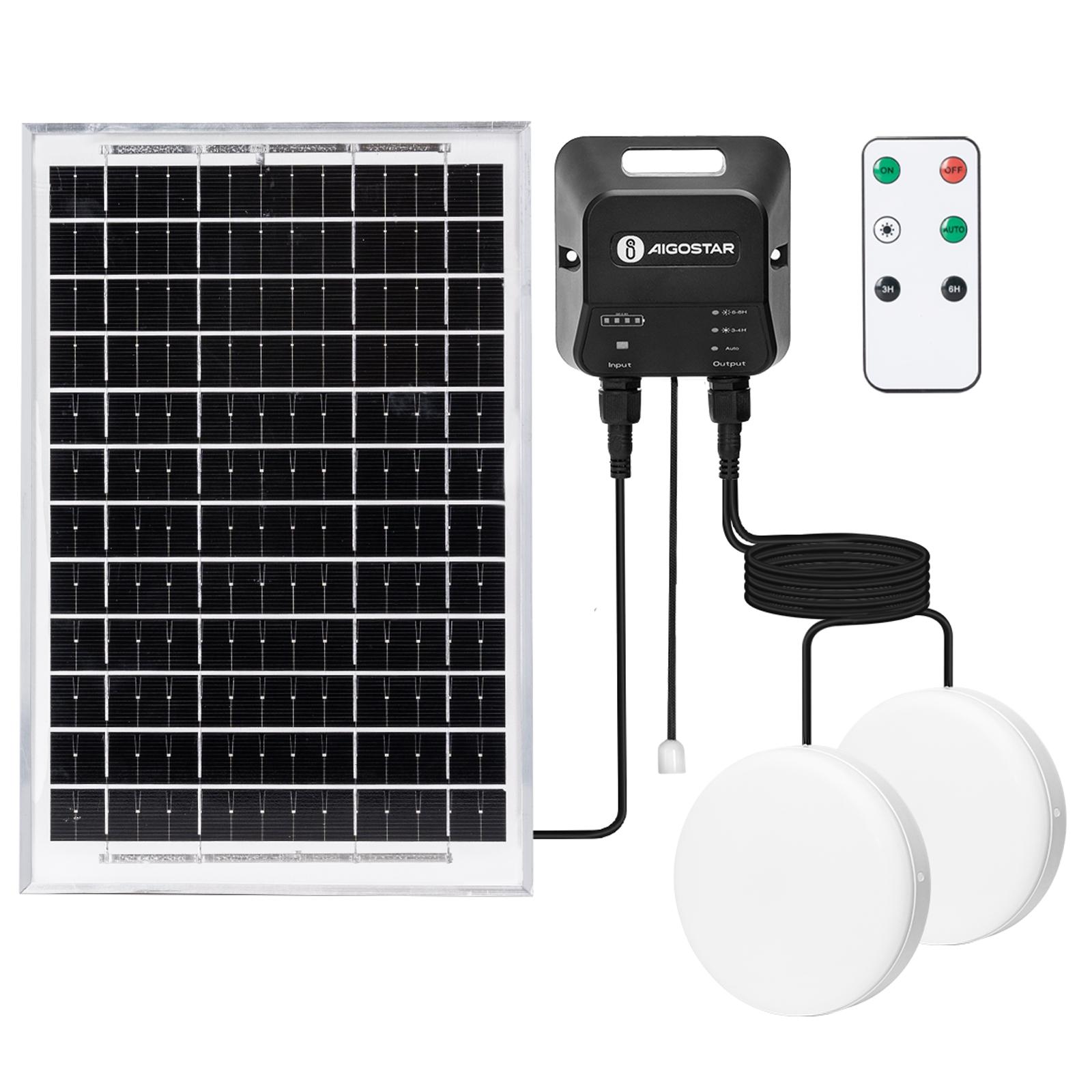 SOLAR LIGHT/SPLIT/with Batterie/CEILING LIGHT/5M+3M LINE/100W/6500K