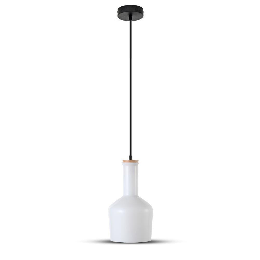 Lampa wisząca, Klosz: Szklany/ Biały, VTAC, SKU 3760