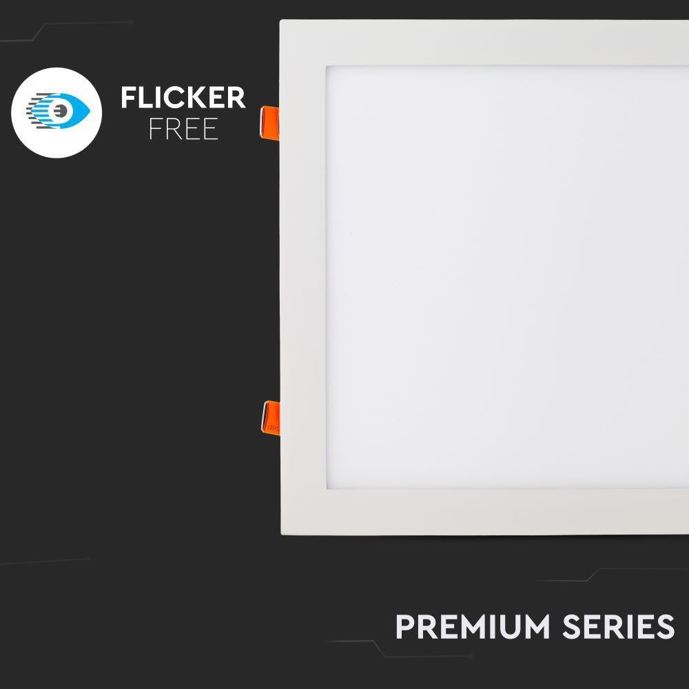 VT-2407 24W LED PREMIUM PANEL 6400K SQUARE