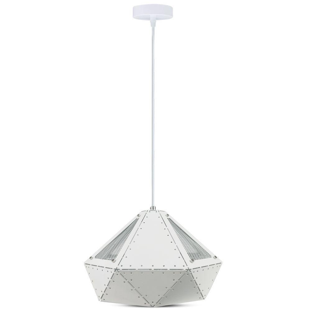 VT-7310 PASTEL PRISM WHITE PENDANT LIGHT(E27) D:310*180MM