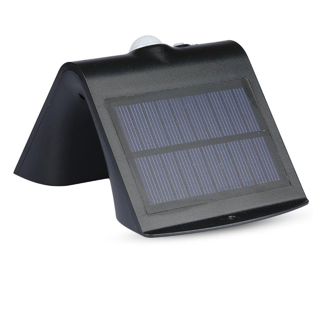 VT-767-2 1.5W LED SOLAR WALL LIGHT 4000K - BLACK BODY