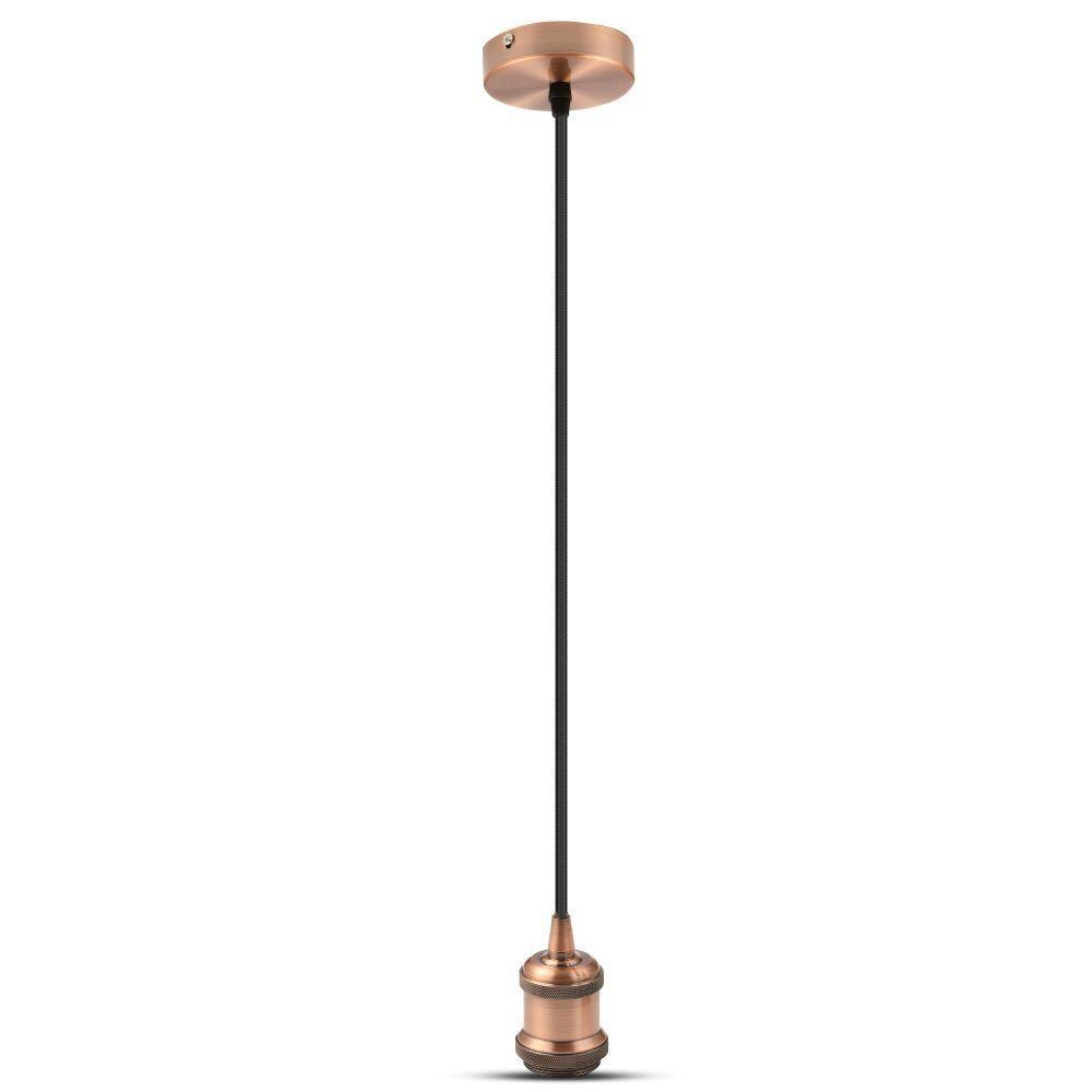 VT-7555 METAL PENDANT LIGHT-E27 HOLDER- RED BRONZE