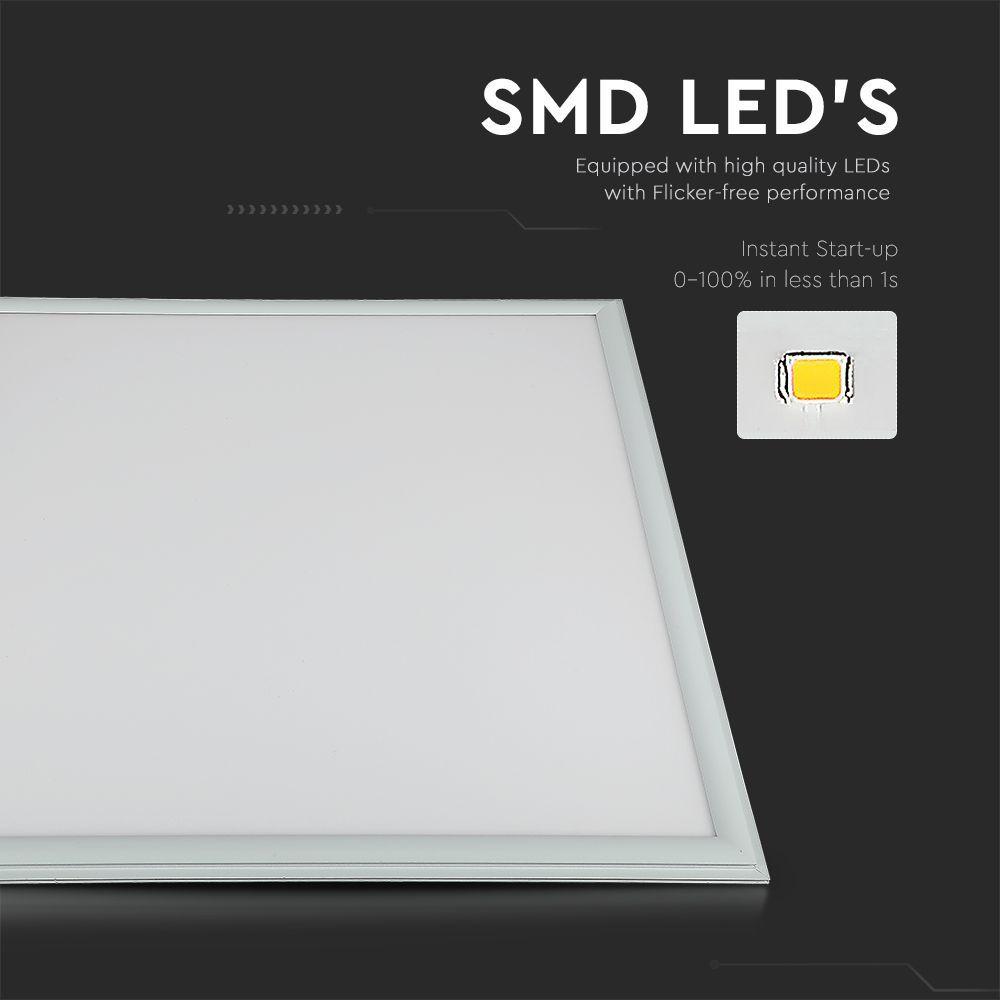 45W Panel LED 600x600mm, Barwa:4000K, UGR19, Opakowanie: 6szt., VTAC, SKU 6676