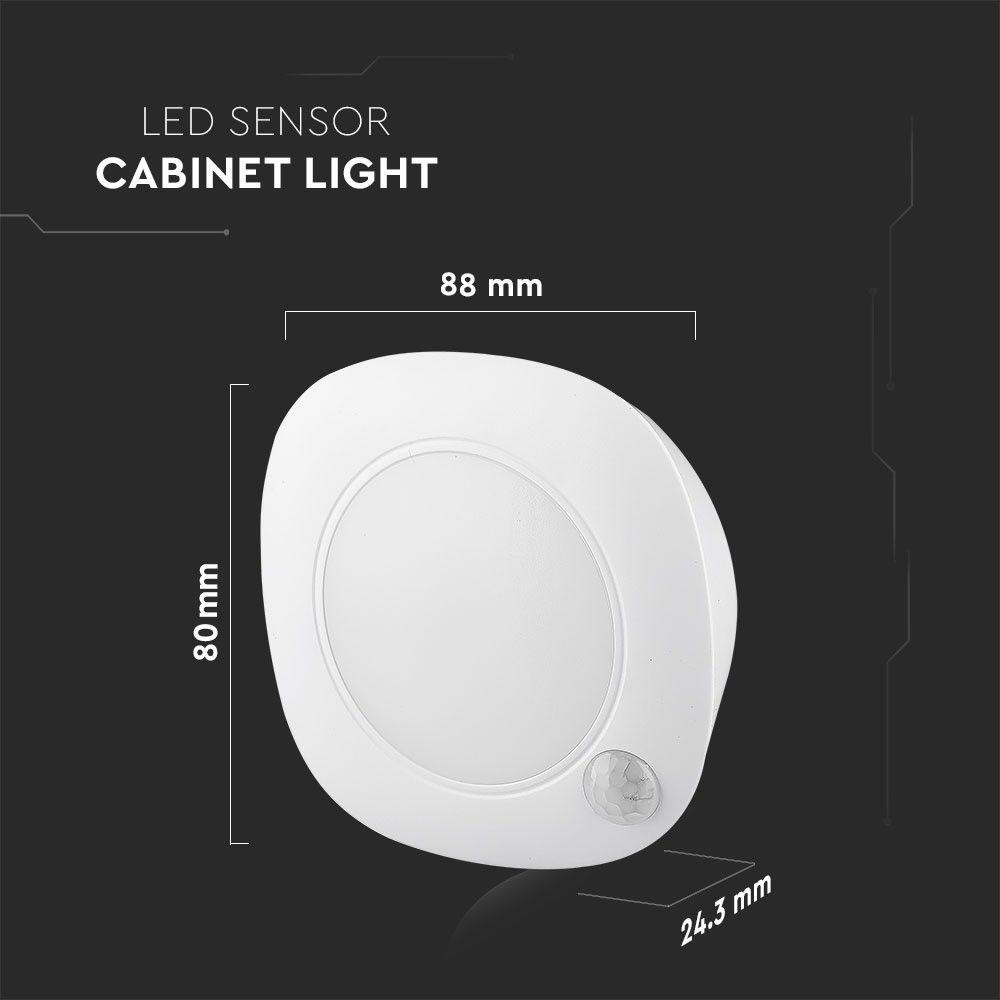 LED Mini lampka LED z czujnikiem ruchu, Chip SAMSUNG, Barwa:4000K, VTAC, SKU 813