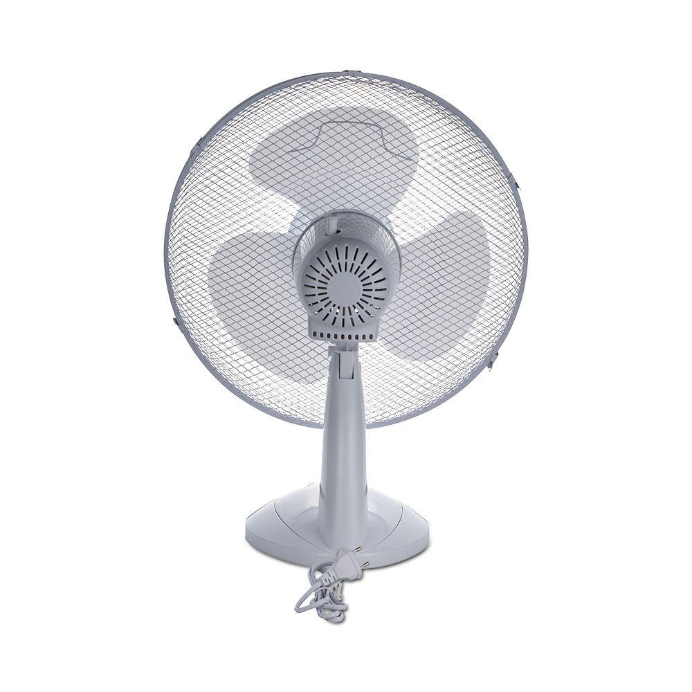 VT-4017-3 40W DESK FAN WITH KNOCK-DOWN BASE-4 BUTTONS-3 BLADES(16INCH)