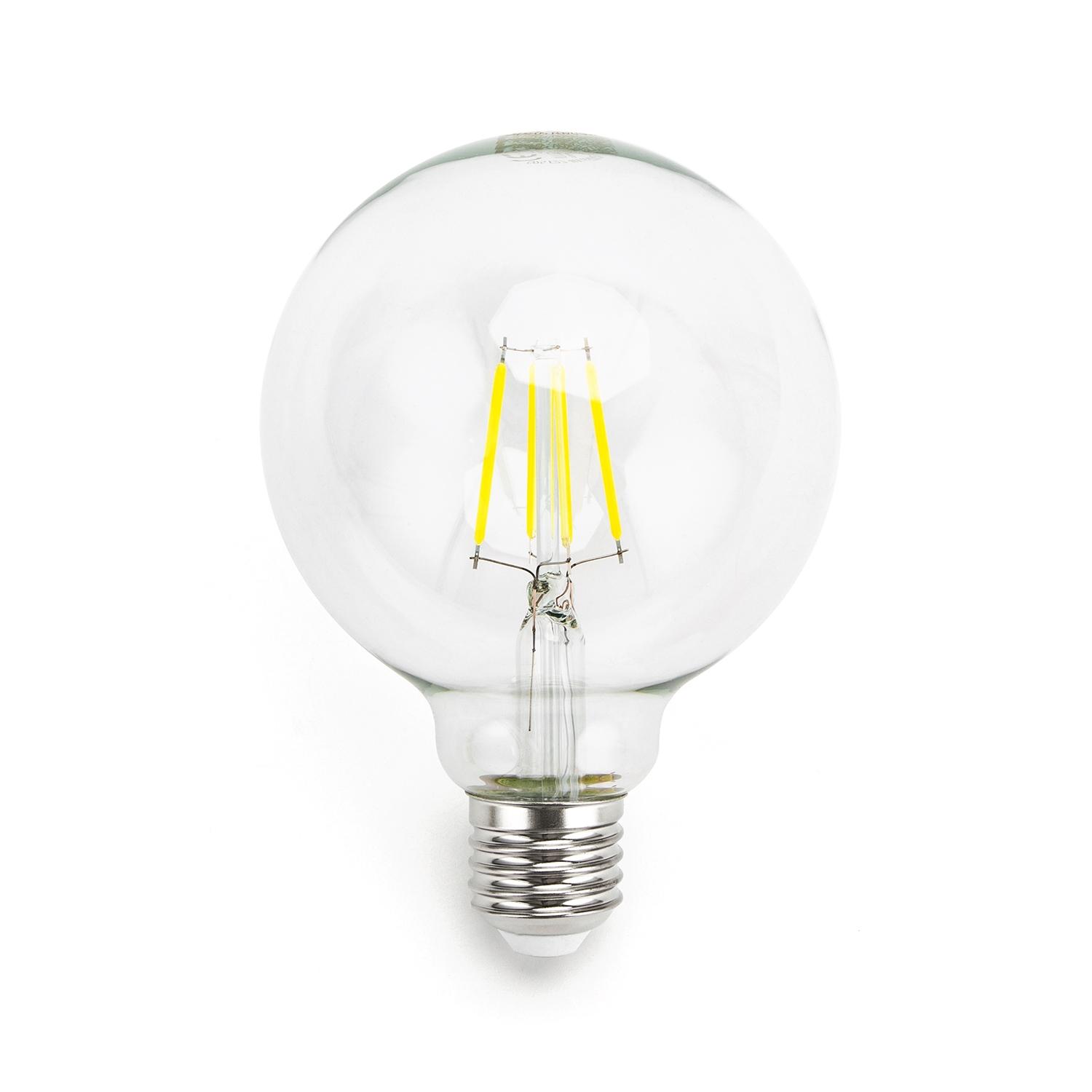 LED Filament Bulb (Clear) G95 E27 6W