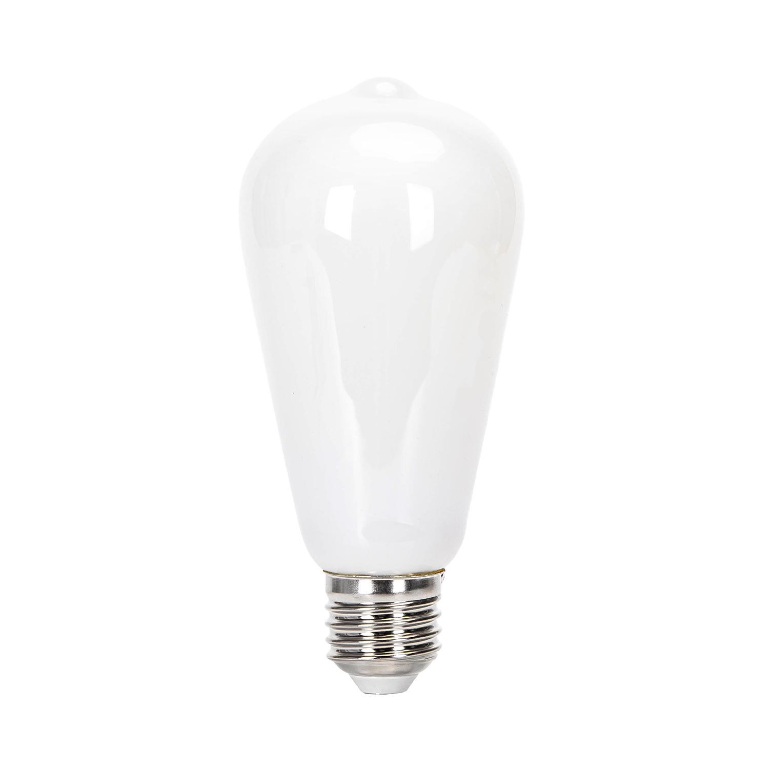 LED milky white lampshade filament bulb ST64 E27 4W