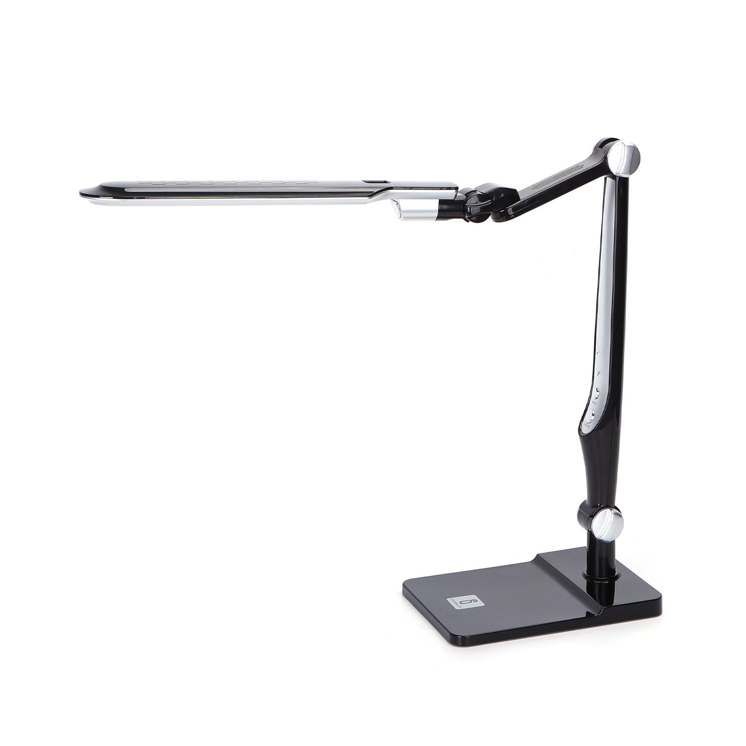 Lampa stołowa LED ściemnialna czarna 9W 3000-6500K